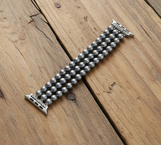 Triple Pearl Apple Watch Band