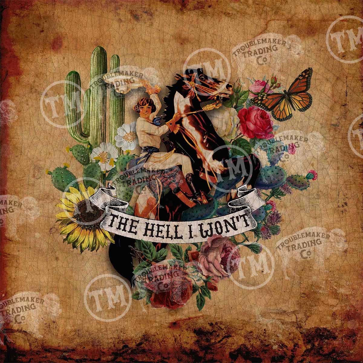 The Hell I Won't Cowgirl - Nicho Frame