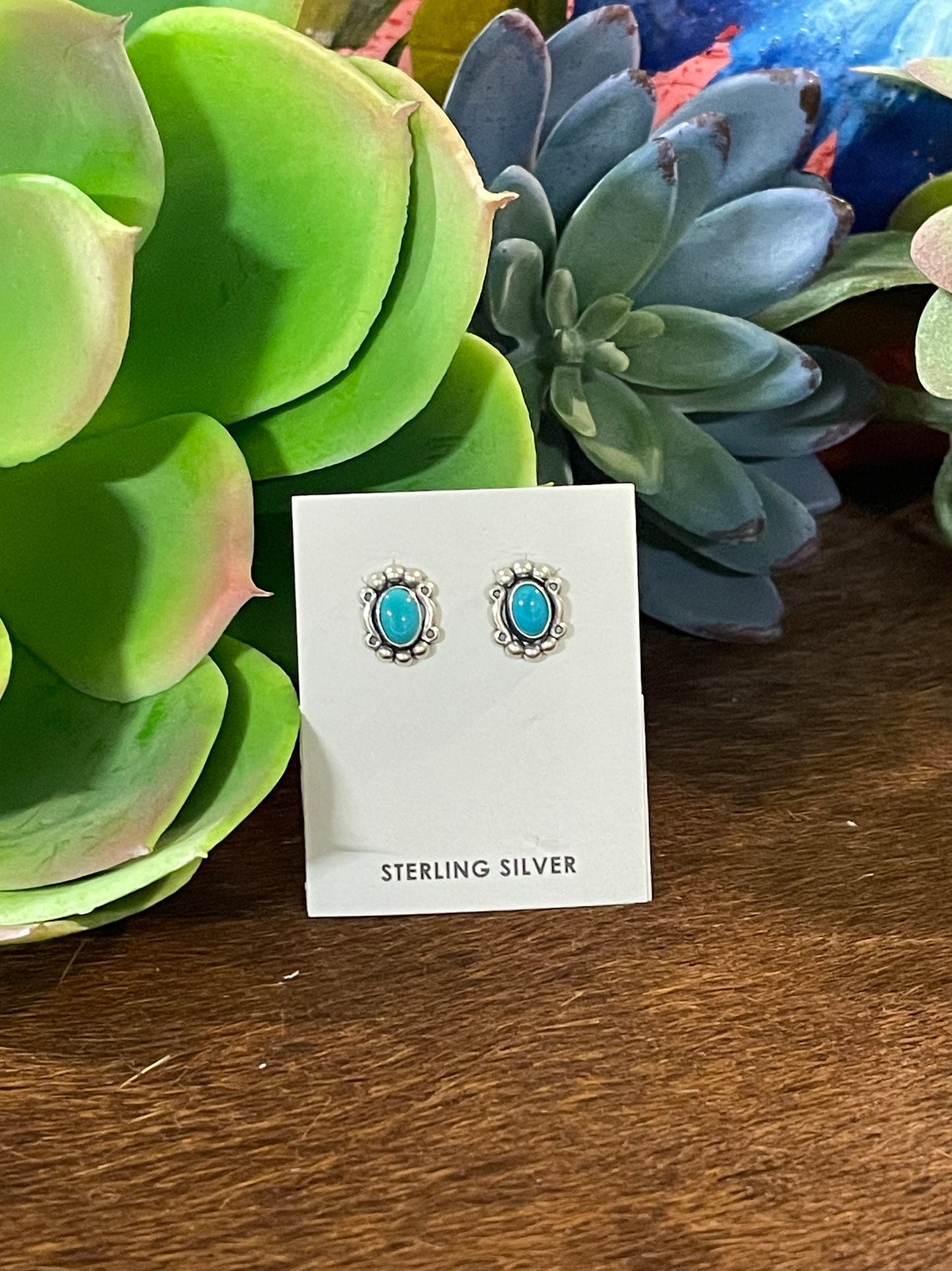 Sterling and Turquoise Earrings