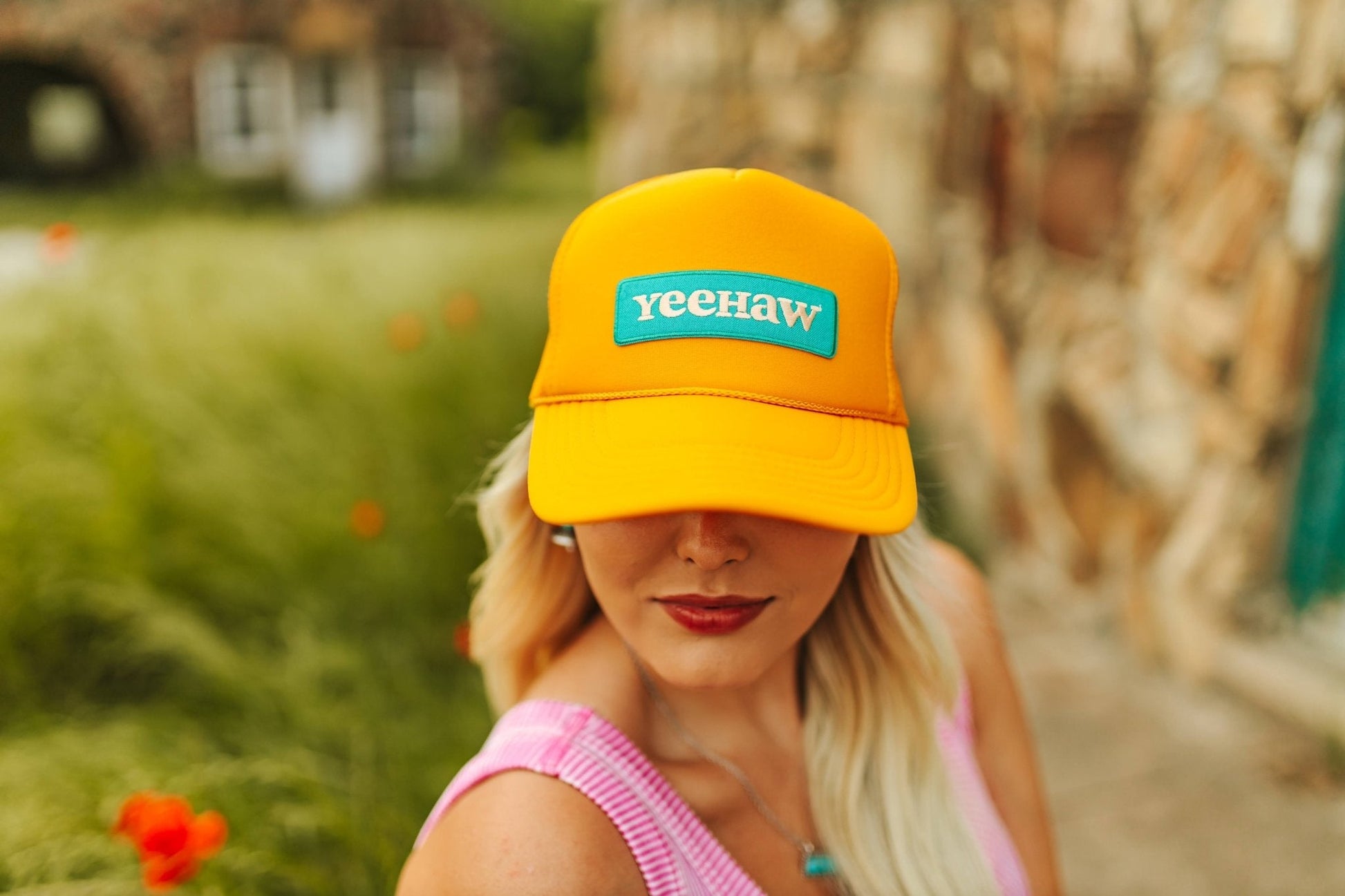 YeeHaw Trucker HatYellowOS