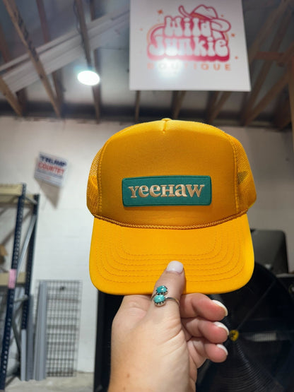 YeeHaw Trucker HatYellowOS